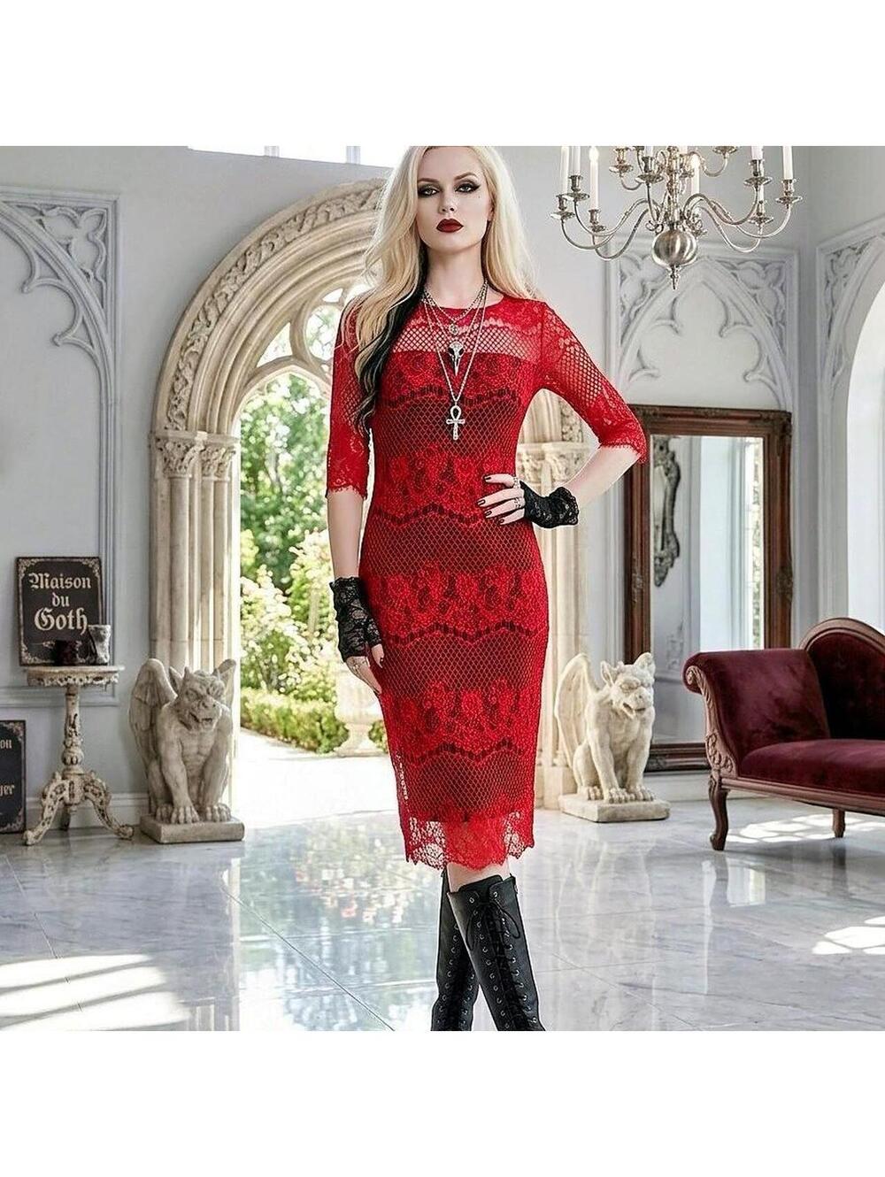 Thalia Sodi Women's Red Dress